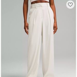 NWT lululemon Pleat-Front High-Rise Trouser